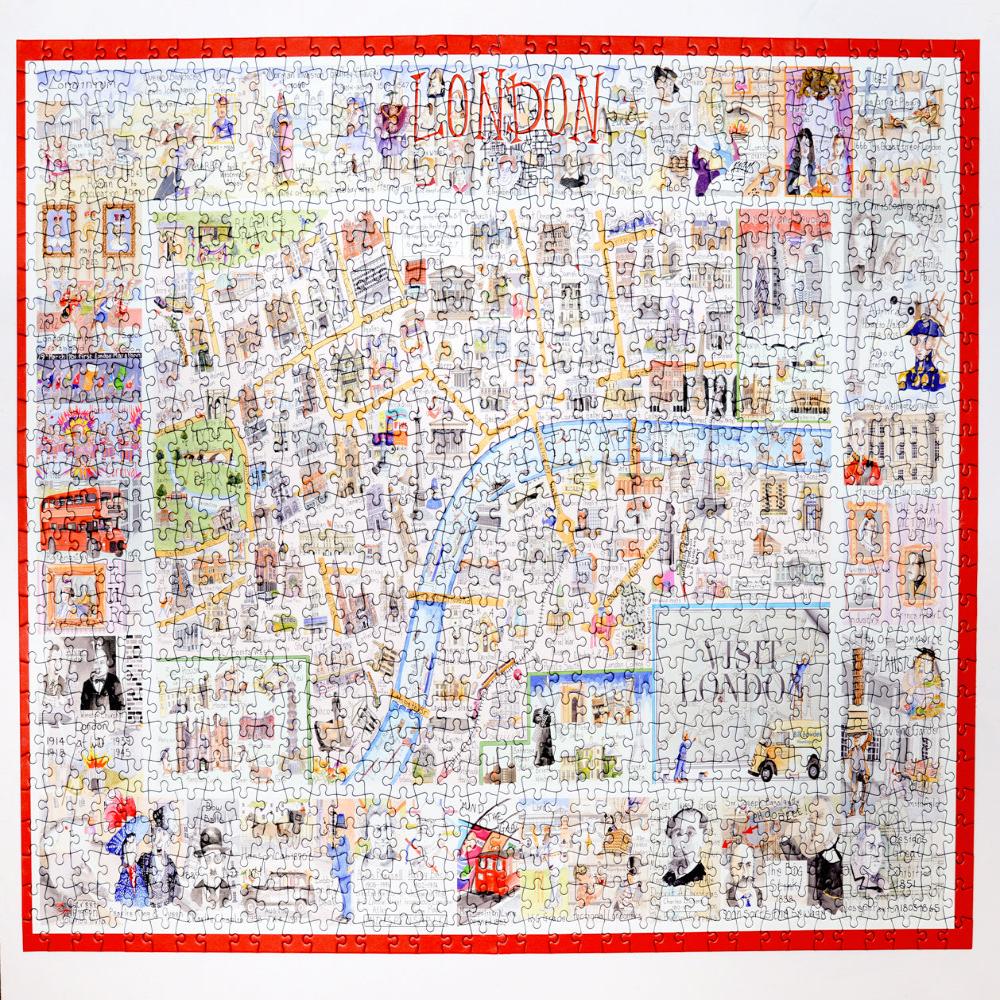 Tim Bulmer's map of Lodon Jigsaw 1