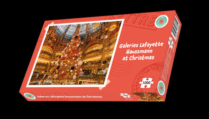 Galeries Lafayette Haussmann at Christmas 1000 Piece Jigsaw Puzzle