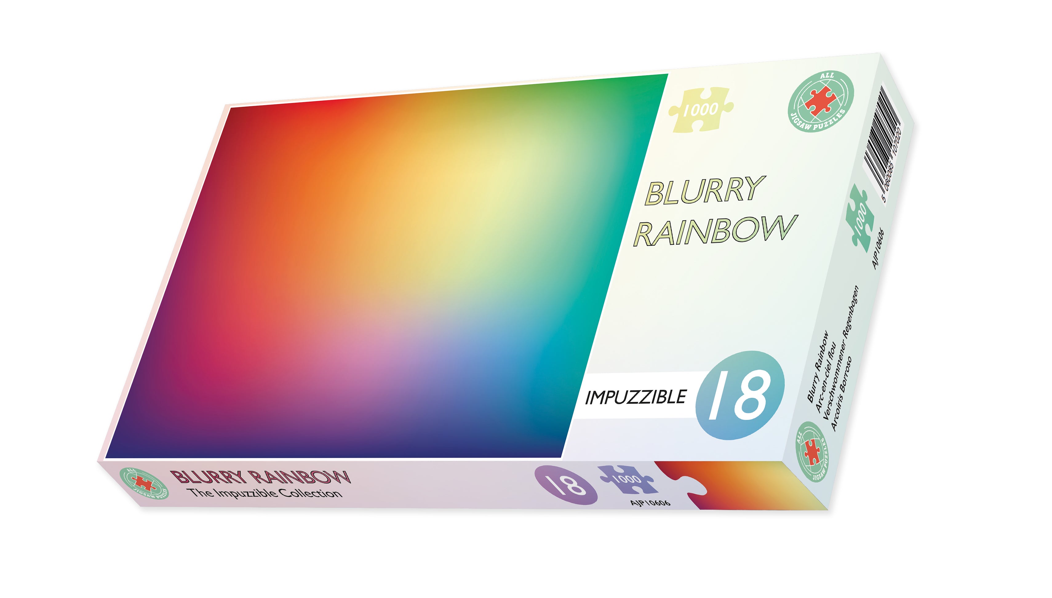 Blurry Rainbow - Impuzzible No.18- 1000 Piece Jigsaw Puzzle – All