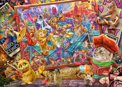 Steve Sundram: Cat Mania 1000 Piece Jigsaw Puzzle