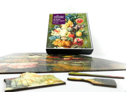 Flowers in a Vase - National Gallery 300 Piece Wooden Jigsaw Puzzle