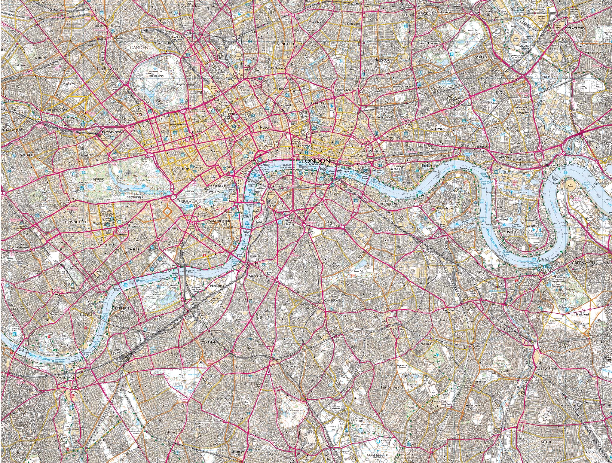 London City Map 1000 Piece Jigsaw Puzzle – All Jigsaw Puzzles