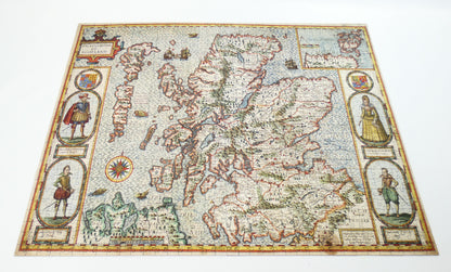 John Speed Historical Map of Scotland 1000 Piece Jigsaw Puzzle