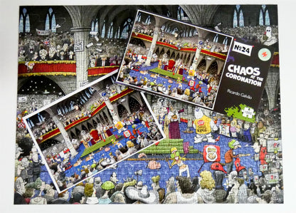 Chaos at the Coronation 1000 Piece Jigsaw Puzzle