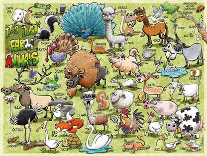 It's Just...Farm Animals 1000 Piece Jigsaw Puzzle