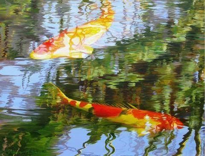 Koi Carp - 1000 Piece Jigsaw Puzzle - All Jigsaw Puzzles UK
 - 1