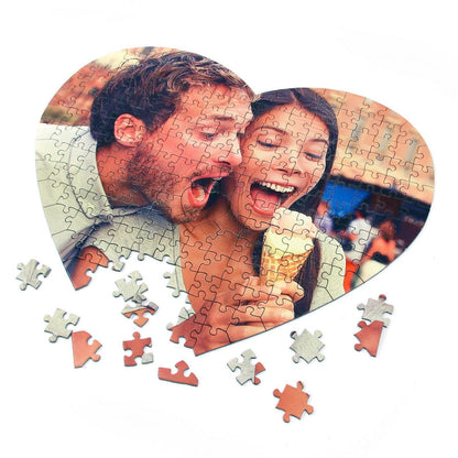 Personalised Jigsaw - Personalised Heart Shaped Photo Puzzle